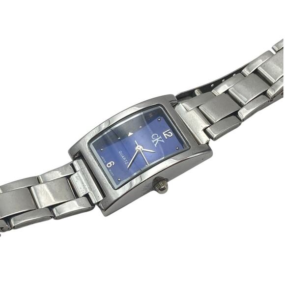 Vintage Calvin Klein CK Women\'s Tank Watch 17mm - Fresh Battery - Wrist 6.25\